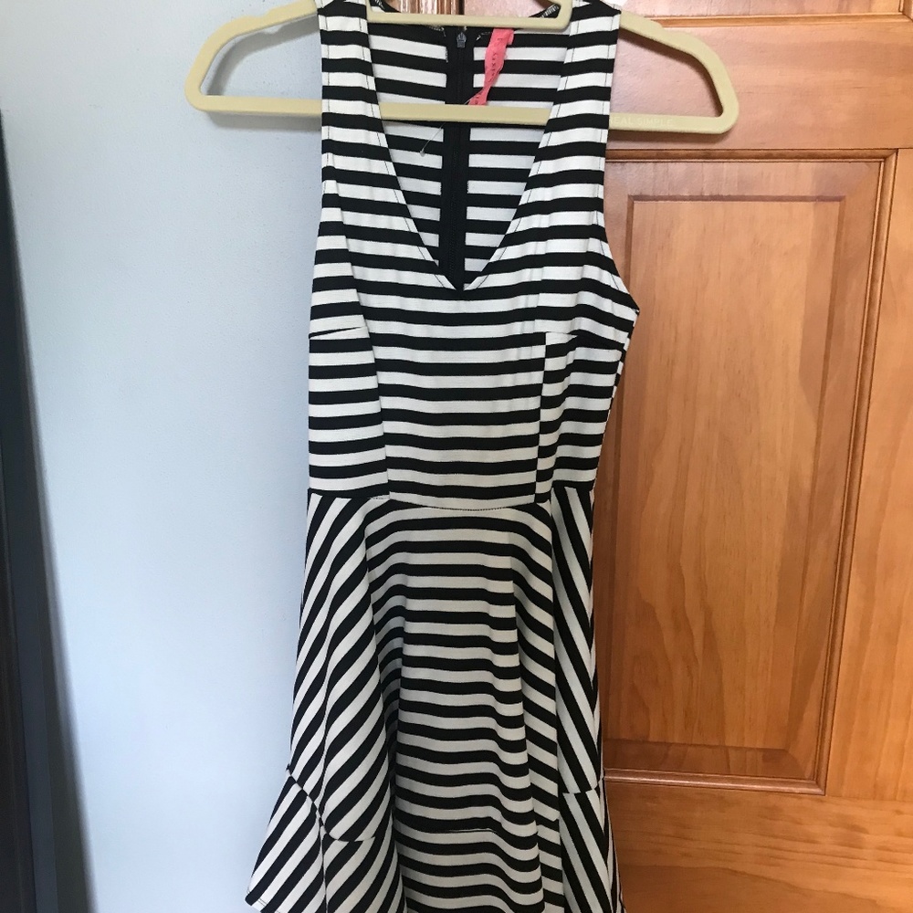 Striped A-Line Dress
